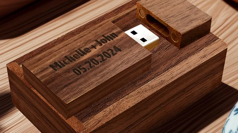 فلش مموری چوبی